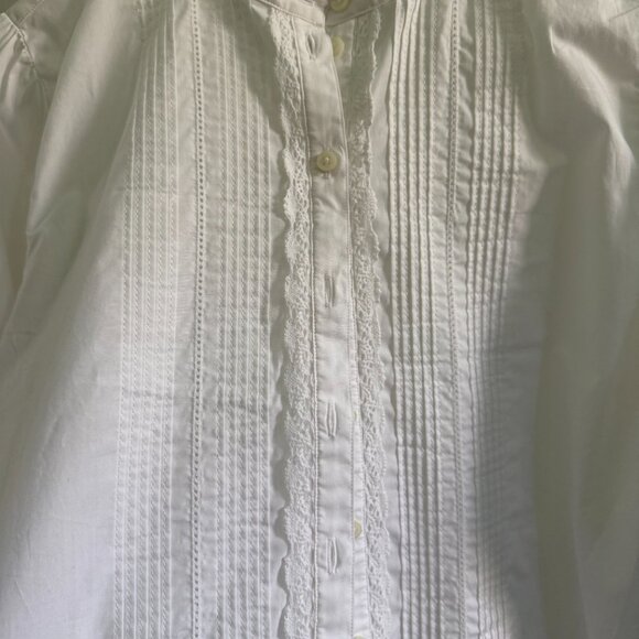 J. Crew Lace-front button-up shirt - Picture 7 of 7